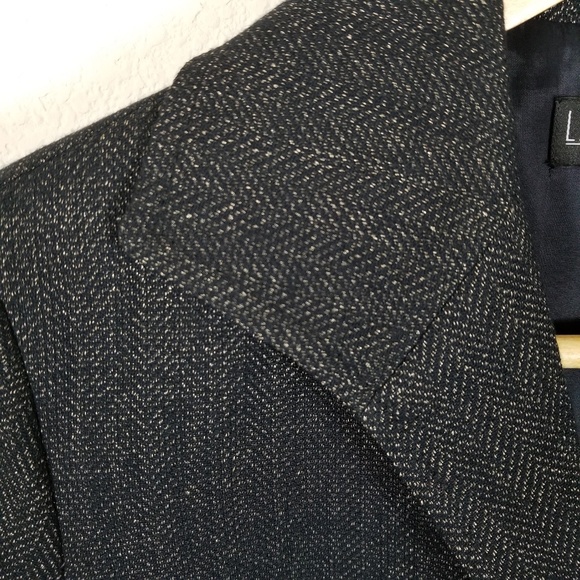 Lafayette 148 Blazer Jacket Herringbone Tweed D3 - Picture 3 of 8